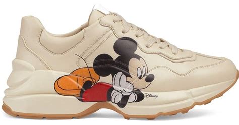 women's gucci mickey mouse|gucci mickey mouse trainers.